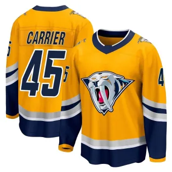 Men's Alexandre Carrier Nashville Predators Special Edition 2.0 Jersey - Yellow Breakaway