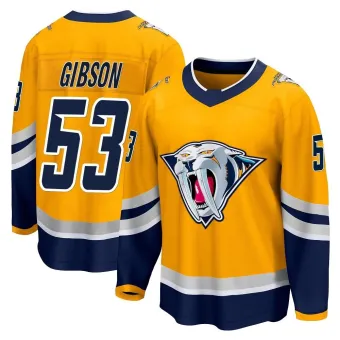 Men's Andrew Gibson Nashville Predators Special Edition 2.0 Jersey - Yellow Breakaway