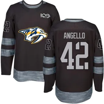 Men's Anthony Angello Nashville Predators 1917-2017 100th Anniversary Jersey - Black Authentic