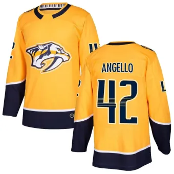 Men's Anthony Angello Nashville Predators Home Jersey - Gold Authentic