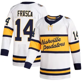 Men's Jordan Frasca Nashville Predators 2020 Winter Classic Player Jersey - White Authentic