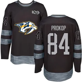 Men's Luke Prokop Nashville Predators 1917-2017 100th Anniversary Jersey - Black Authentic