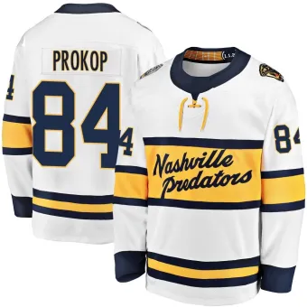 Men's Luke Prokop Nashville Predators 2020 Winter Classic Player Jersey - White Breakaway