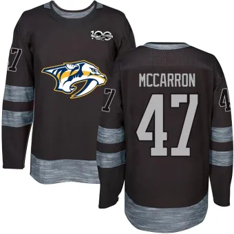 Men's Michael McCarron Nashville Predators 1917-2017 100th Anniversary Jersey - Black Authentic