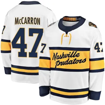 Men's Michael McCarron Nashville Predators 2020 Winter Classic Player Jersey - White Breakaway