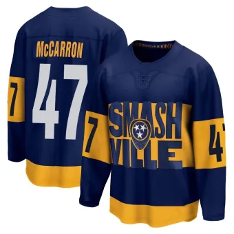 Men's Michael McCarron Nashville Predators 2022 Stadium Series Jersey - Navy Breakaway