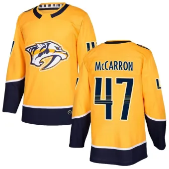 Men's Michael McCarron Nashville Predators Home Jersey - Gold Authentic