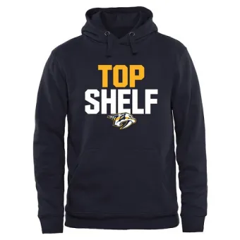 Men's Nashville Predators Top Shelf Pullover Hoodie - - Navy