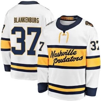 Men's Nick Blankenburg Nashville Predators 2020 Winter Classic Player Jersey - White Breakaway