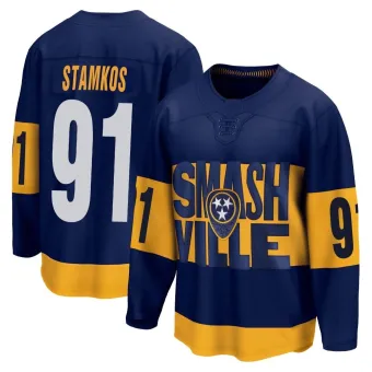 Men's Steven Stamkos Nashville Predators 2022 Stadium Series Jersey - Navy Breakaway