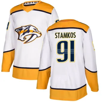 Men's Steven Stamkos Nashville Predators Away Jersey - White Authentic