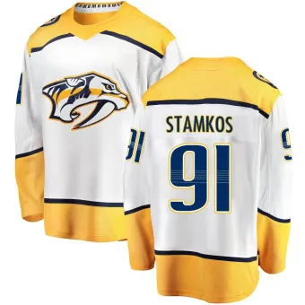 Men's Steven Stamkos Nashville Predators Away Jersey - White Breakaway