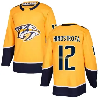 Men's Vinnie Hinostroza Nashville Predators Home Jersey - Gold Authentic