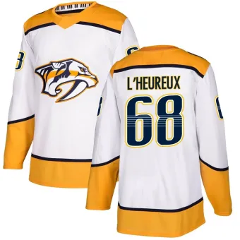 Men's Zachary L'Heureux Nashville Predators Away Jersey - White Authentic