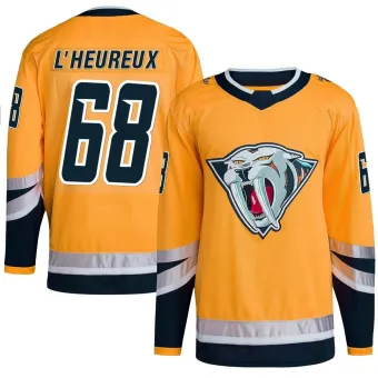 Men's Zachary L'Heureux Nashville Predators Reverse Retro 2.0 Jersey - Yellow Authentic