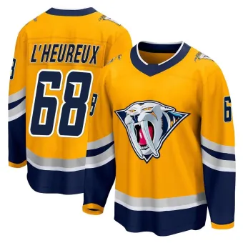 Men's Zachary L'Heureux Nashville Predators Special Edition 2.0 Jersey - Yellow Breakaway