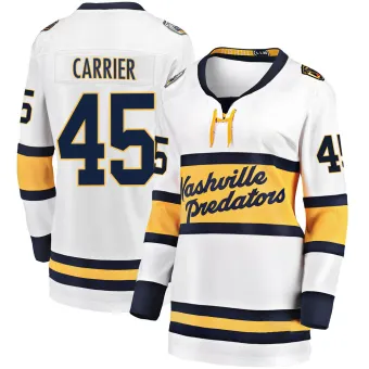 Women's Alexandre Carrier Nashville Predators 2020 Winter Classic Player Jersey - White Breakaway