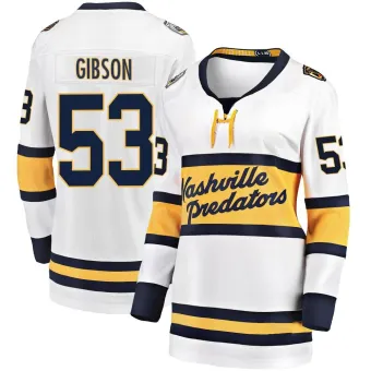 Women's Andrew Gibson Nashville Predators 2020 Winter Classic Player Jersey - White Breakaway