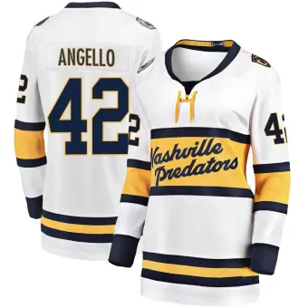 Women's Anthony Angello Nashville Predators 2020 Winter Classic Player Jersey - White Breakaway