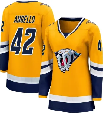 Women's Anthony Angello Nashville Predators Special Edition 2.0 Jersey - Yellow Breakaway