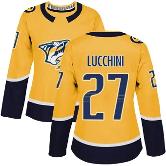 Women's Jacob Lucchini Nashville Predators Home Jersey - Gold Authentic