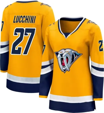 Women's Jacob Lucchini Nashville Predators Special Edition 2.0 Jersey - Yellow Breakaway