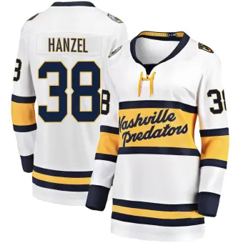 Women's Jeremy Hanzel Nashville Predators 2020 Winter Classic Player Jersey - White Breakaway