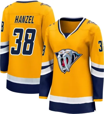 Women's Jeremy Hanzel Nashville Predators Special Edition 2.0 Jersey - Yellow Breakaway