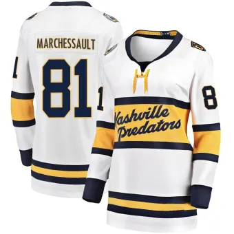 Women's Jonathan Marchessault Nashville Predators 2020 Winter Classic Player Jersey - White Breakaway