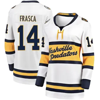 Women's Jordan Frasca Nashville Predators 2020 Winter Classic Player Jersey - White Breakaway