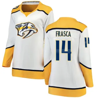 Women's Jordan Frasca Nashville Predators Away Jersey - White Breakaway