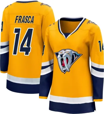 Women's Jordan Frasca Nashville Predators Special Edition 2.0 Jersey - Yellow Breakaway