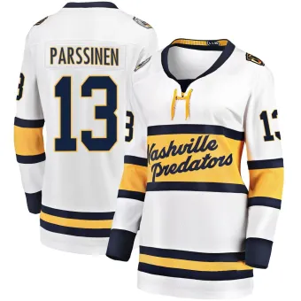 Women's Juuso Parssinen Nashville Predators 2020 Winter Classic Player Jersey - White Breakaway