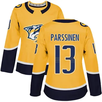 Women's Juuso Parssinen Nashville Predators Home Jersey - Gold Authentic