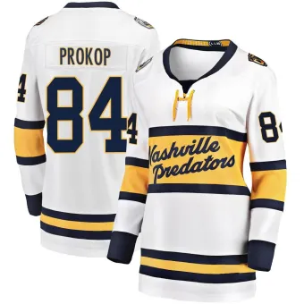 Women's Luke Prokop Nashville Predators 2020 Winter Classic Player Jersey - White Breakaway