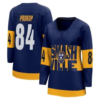 Women's Luke Prokop Nashville Predators 2022 Stadium Series Jersey - Navy Breakaway