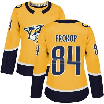 Women's Luke Prokop Nashville Predators Home Jersey - Gold Authentic