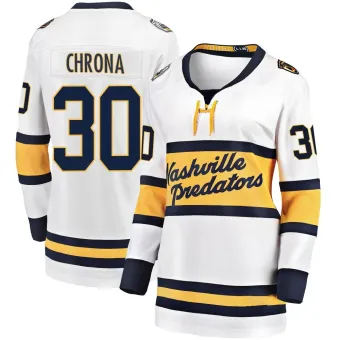 Women's Magnus Chrona Nashville Predators 2020 Winter Classic Player Jersey - White Breakaway