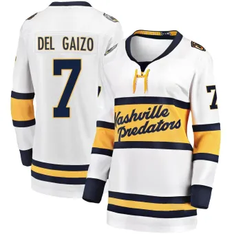 Women's Marc Del Gaizo Nashville Predators 2020 Winter Classic Player Jersey - White Breakaway