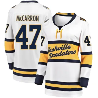 Women's Michael McCarron Nashville Predators 2020 Winter Classic Player Jersey - White Breakaway