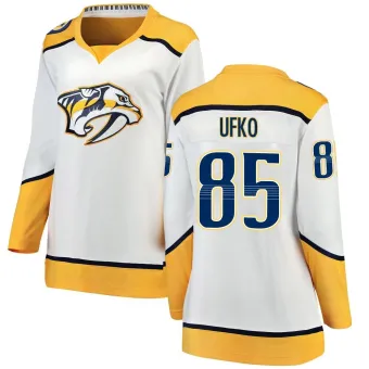 Women's Ryan Ufko Nashville Predators Away Jersey - White Breakaway