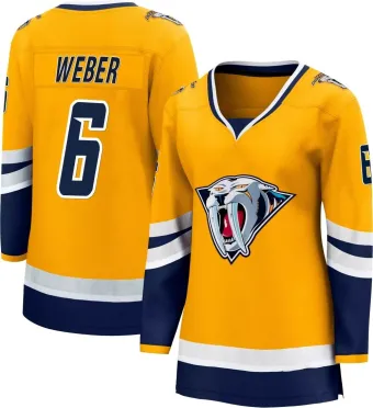 Women's Shea Weber Nashville Predators Special Edition 2.0 Jersey - Yellow Breakaway