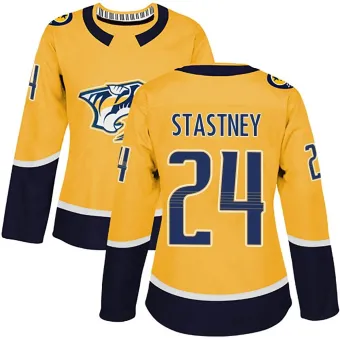 Women's Spencer Stastney Nashville Predators Home Jersey - Gold Authentic