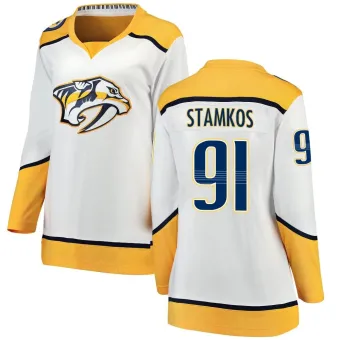 Women's Steven Stamkos Nashville Predators Away Jersey - White Breakaway