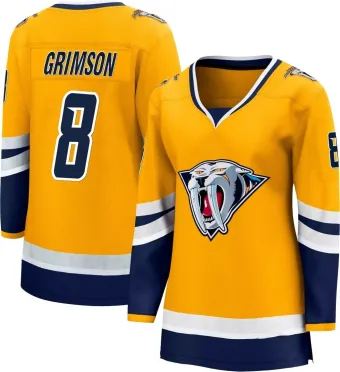 Women's Stu Grimson Nashville Predators Special Edition 2.0 Jersey - Yellow Breakaway