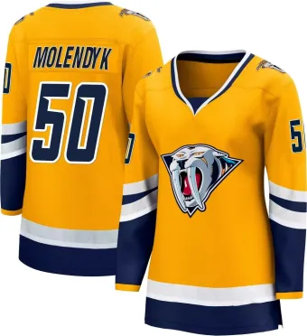 Women's Tanner Molendyk Nashville Predators Special Edition 2.0 Jersey - Yellow Breakaway