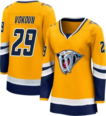 Women's Tomas Vokoun Nashville Predators Special Edition 2.0 Jersey - Yellow Breakaway