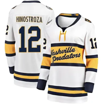 Women's Vinnie Hinostroza Nashville Predators 2020 Winter Classic Player Jersey - White Breakaway