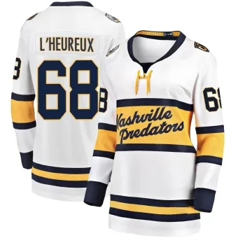 Women's Zachary L'Heureux Nashville Predators 2020 Winter Classic Player Jersey - White Breakaway