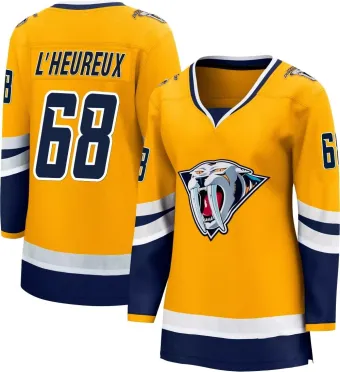 Women's Zachary L'Heureux Nashville Predators Special Edition 2.0 Jersey - Yellow Breakaway